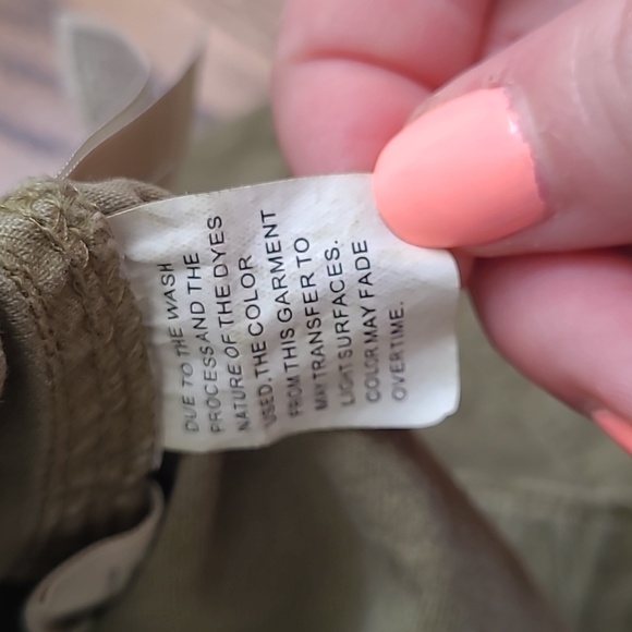 Madewell Green Cargo Shorts Size 26 - Picture 4 of 5